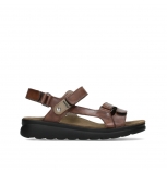 wolky sandalen 01525 mile 50430 cognac leather