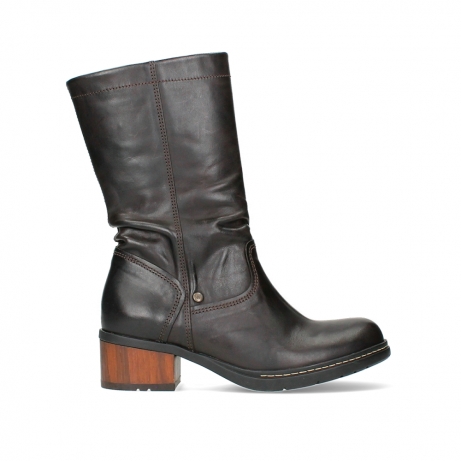 palladium mid calf length boots with side zipper