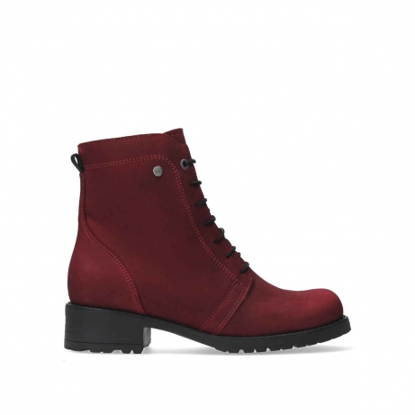 wolky mid calf boots 02475 quinta ff 10530 burgundy nubuck