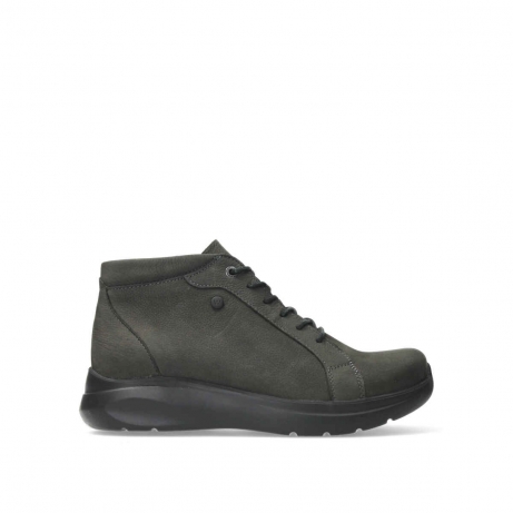 wolky lace up boots 05930 lima 11301 carbon nubuck