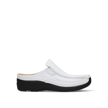 Huiswerk maken Contour strelen Wolky Shoes 06202 Roll Slide white printed leather order now! Biggest Wolky  Collection| Wolkyshop.com