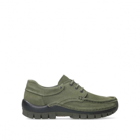 wolky lace up shoes 04726 fly 11709 pesto green nubuck