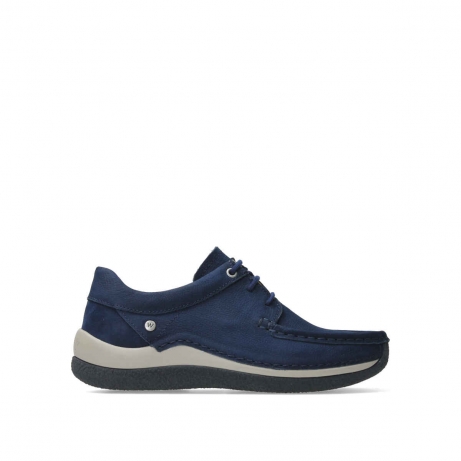 wolky lace up shoes 04525 celebration 12820 denim blue nubuck